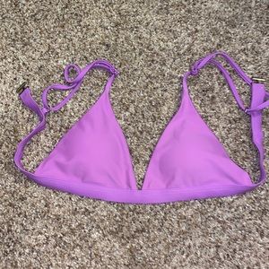 🦋 Zaful Purple Triangle Bikini Top